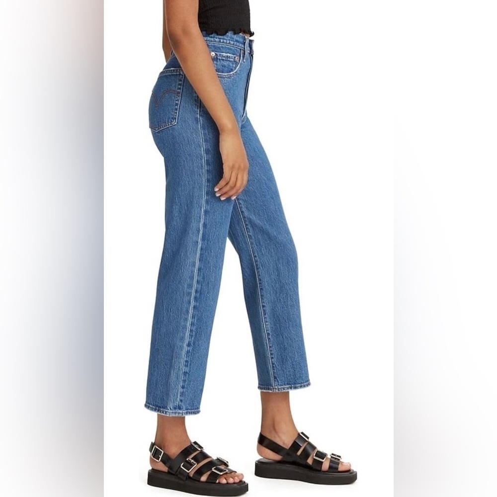 NWT Levi's Women's Ribcage Straight Ankle Jeans Size 30x27 - Picture 2 of 7